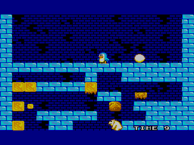 Doki Doki Penguin Land screenshot 3 for Sega Mark III